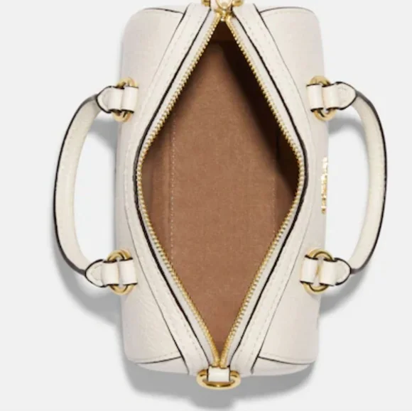 Last one New 🎀 Coach Mini Rowan Crossbody Bag With Print Kitten Cat Kitty - Picture 4 of 6